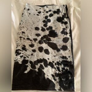 Authentic Western Cowhide / Hair Pencil Skirt zero or  XS or XXS